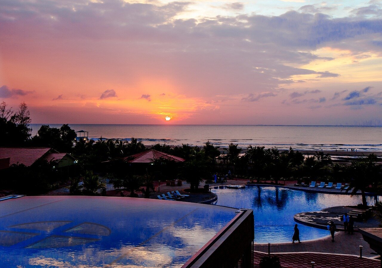 Beach and sunset